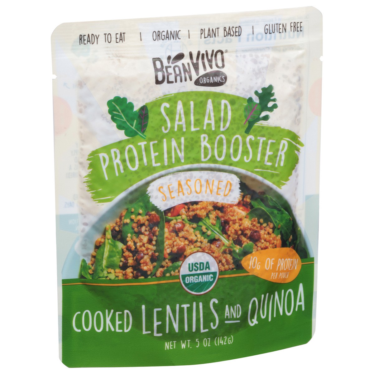 slide 7 of 12, Beanvivo Cooked Lentils & Quinoa Salad Protein Booster Seasoned - 5 OZ, 5 oz
