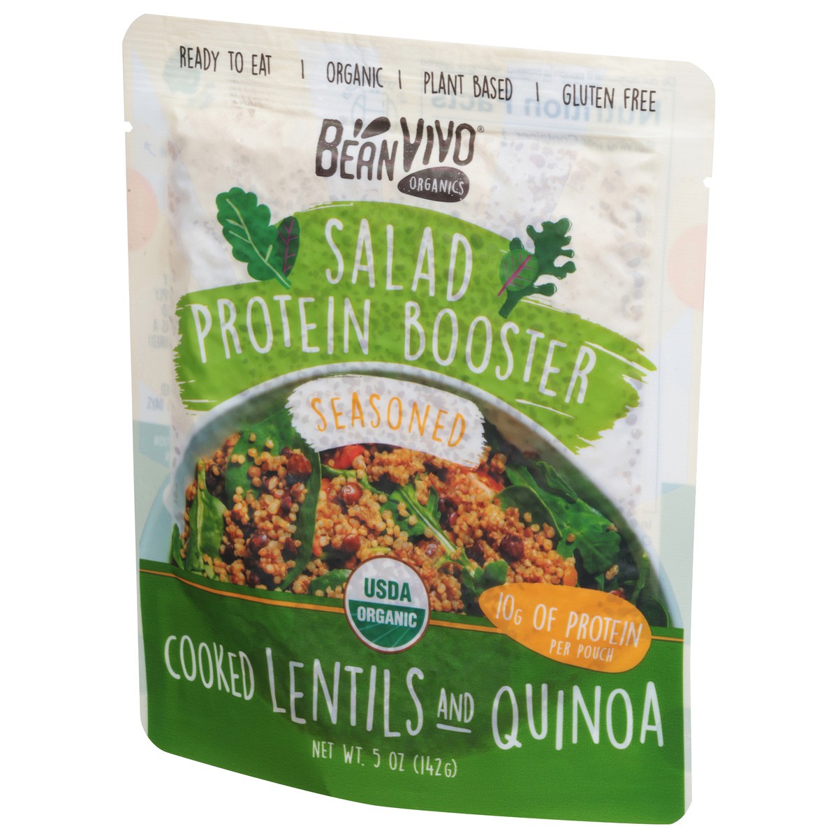 slide 4 of 12, Beanvivo Cooked Lentils & Quinoa Salad Protein Booster Seasoned - 5 OZ, 5 oz