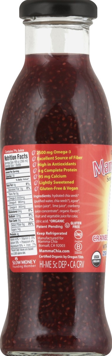 slide 4 of 4, Mamma Chia Vitality Beverage - 10 oz, 10 oz