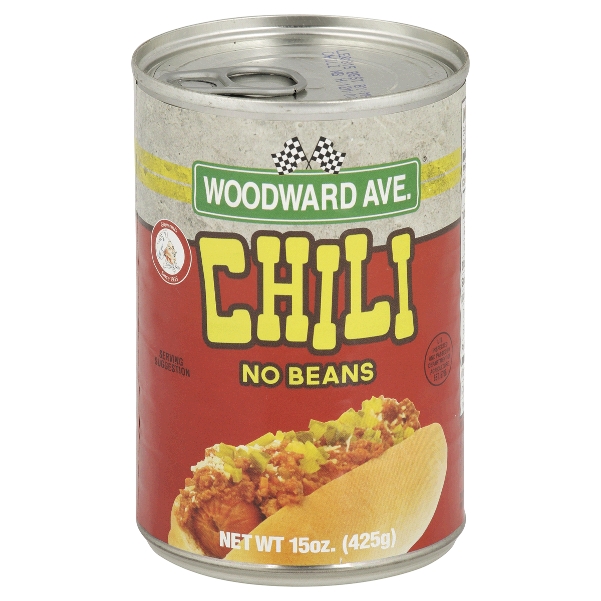 slide 1 of 4, Woodward Ave. Chili with No Beans, 15 oz, 15 oz