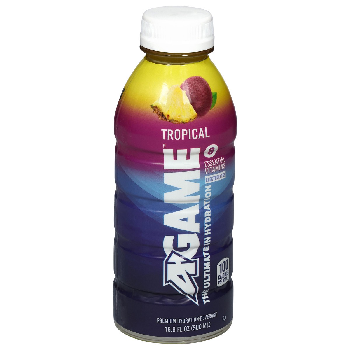 slide 3 of 4, A Game Bev Tropical, 16 oz