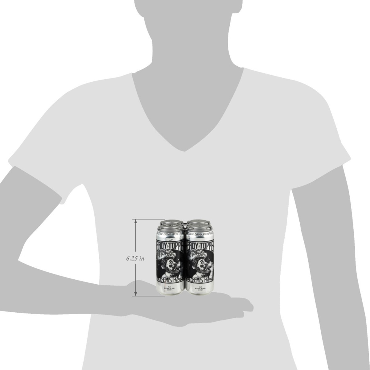 slide 4 of 12, The Alchemist Heady-Topper Beer 4 - 1 pt Cans, 4 ct; 16 oz