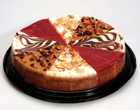 slide 1 of 1, Bakehouse Sampler Cheesecake, 9 in