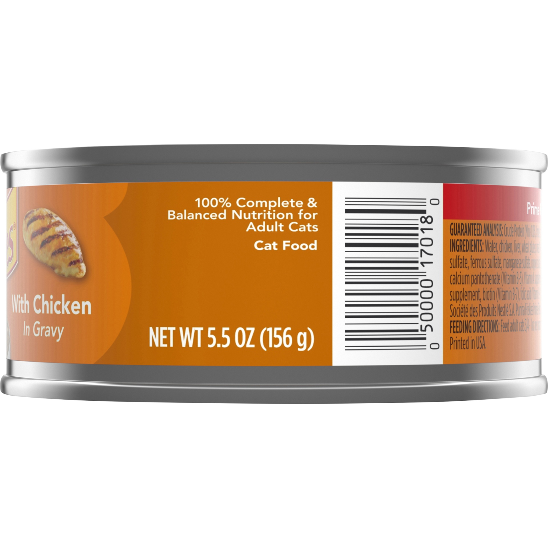 slide 3 of 7, Purina Friskies Prime Filets with Chicken in Gravy Cat Food, 5.5 oz