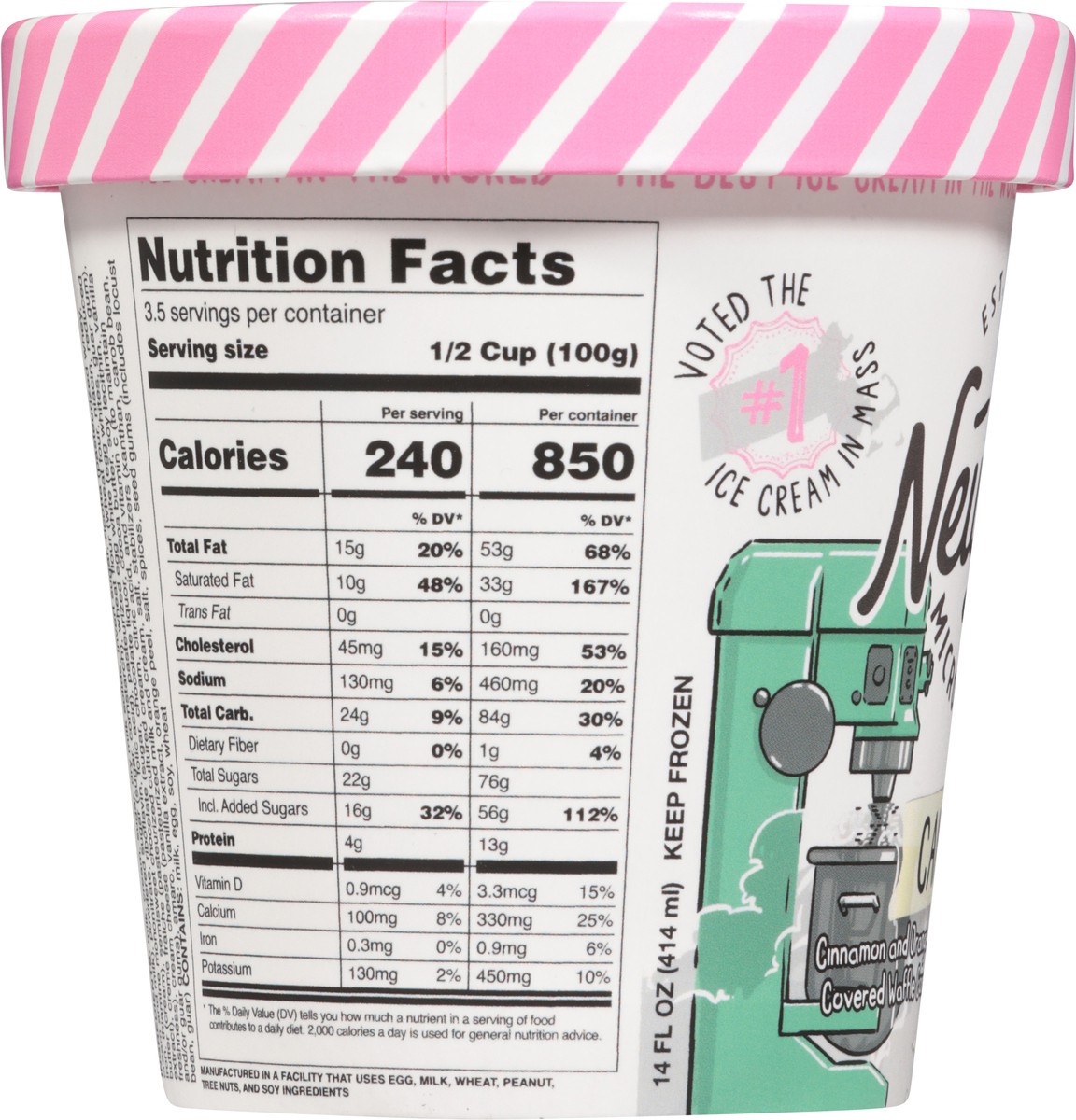 slide 13 of 14, New City Microcreamery Cannoli Ice Cream 14 fl oz, 14 fl oz