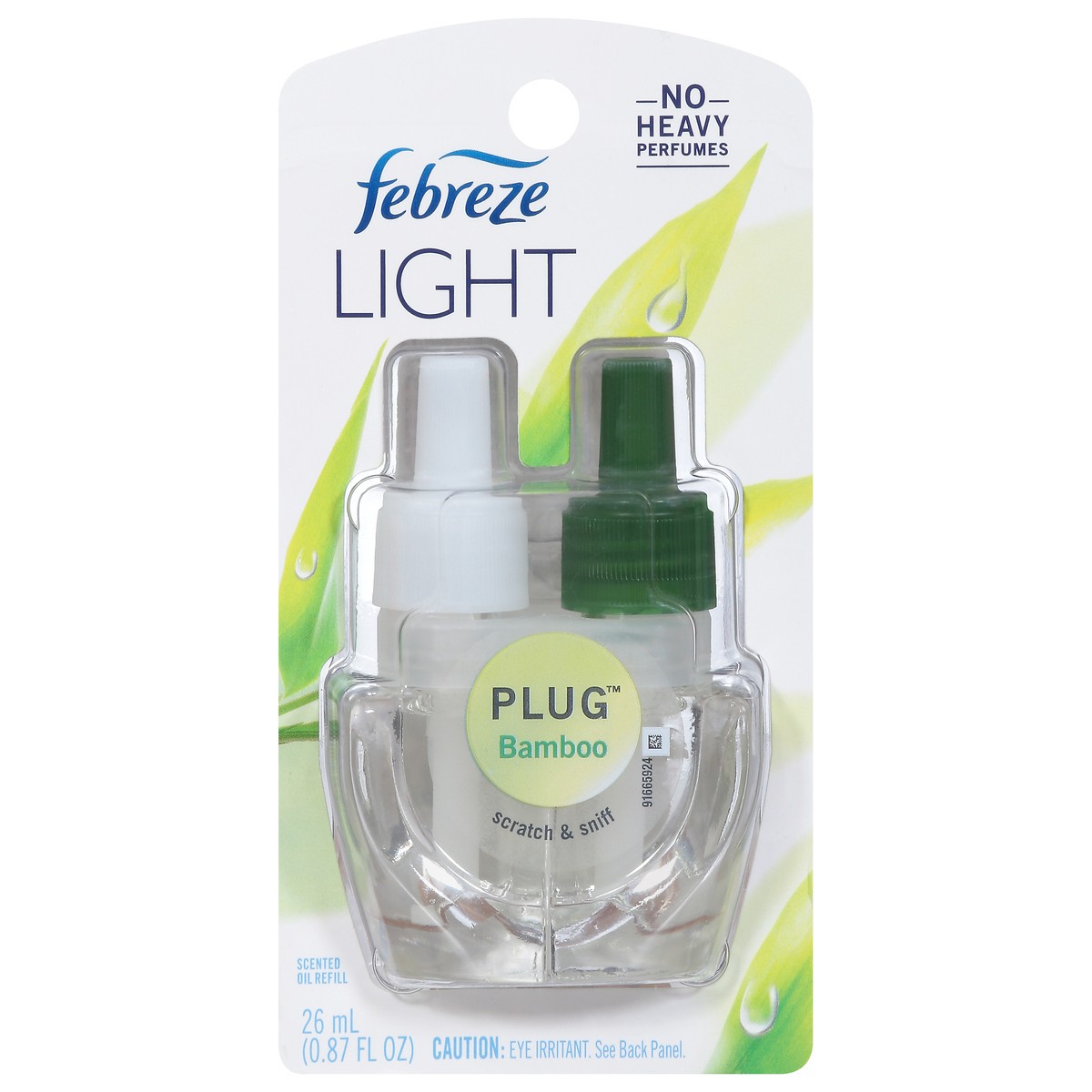 slide 10 of 10, Febreze Plug Light Bamboo Scented Oil Refill 26 ml, 26 ml