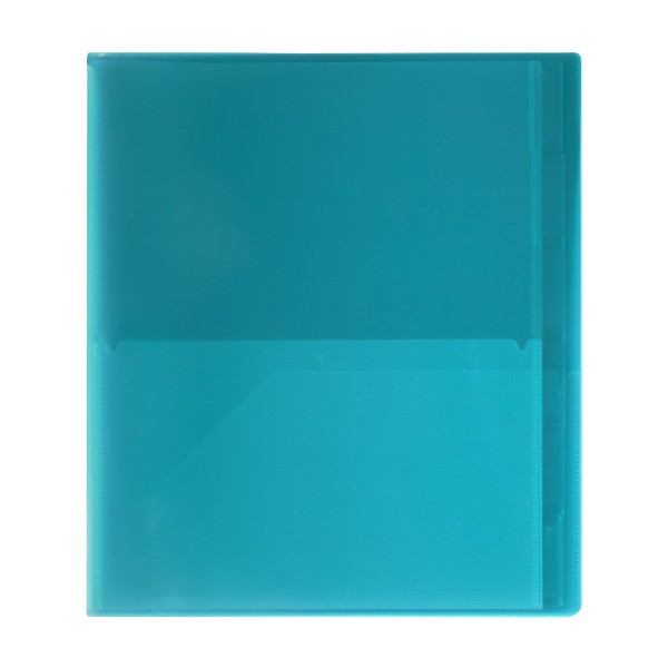 slide 4 of 7, Office Depot Brand 14-Pocket Portfolio, Assorted Colors, 1 ct