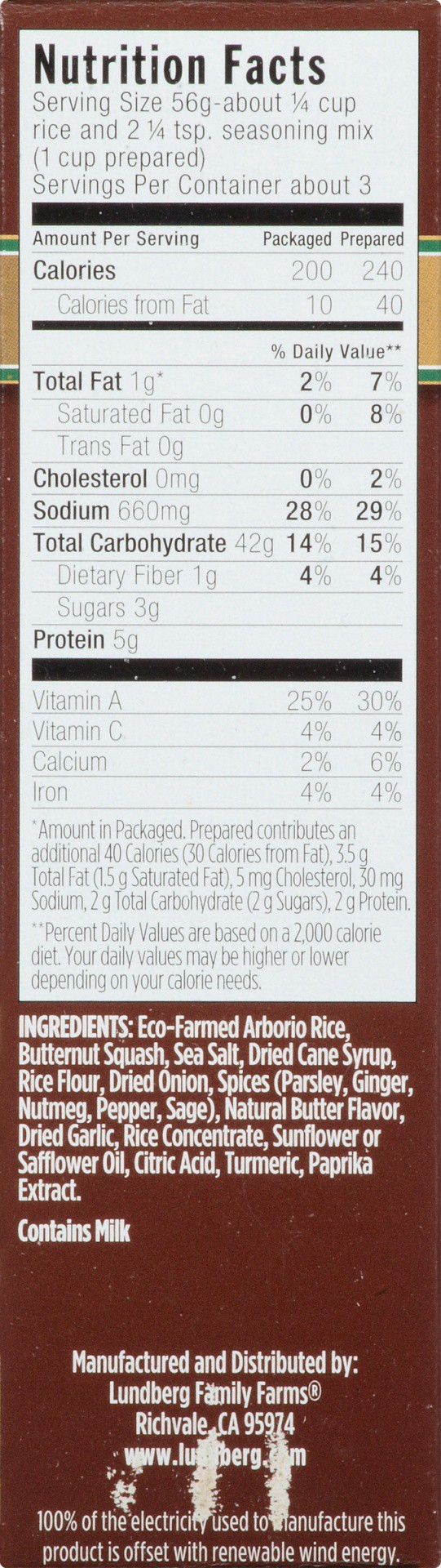 slide 4 of 8, Lundberg Family Farms Butternut Squash Risotto 5.8 oz, 5.8 oz