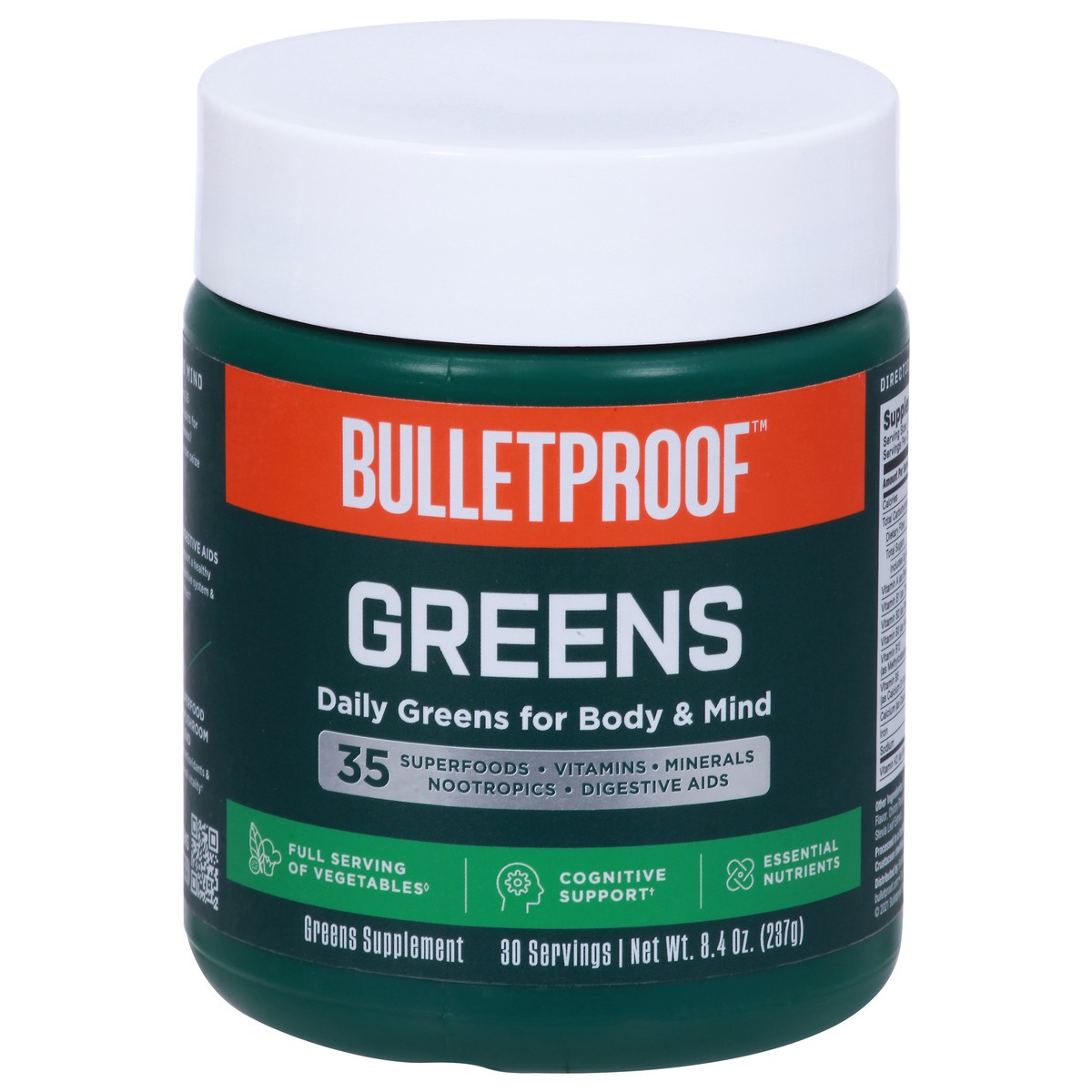 slide 1 of 1, Bulletproof Superfood Greens Powder, 8.4 oz