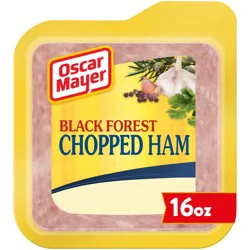 Oscar Mayer Black Forest Chopped Ham & Water Product Sliced Lunch Meat, 16 oz Pack