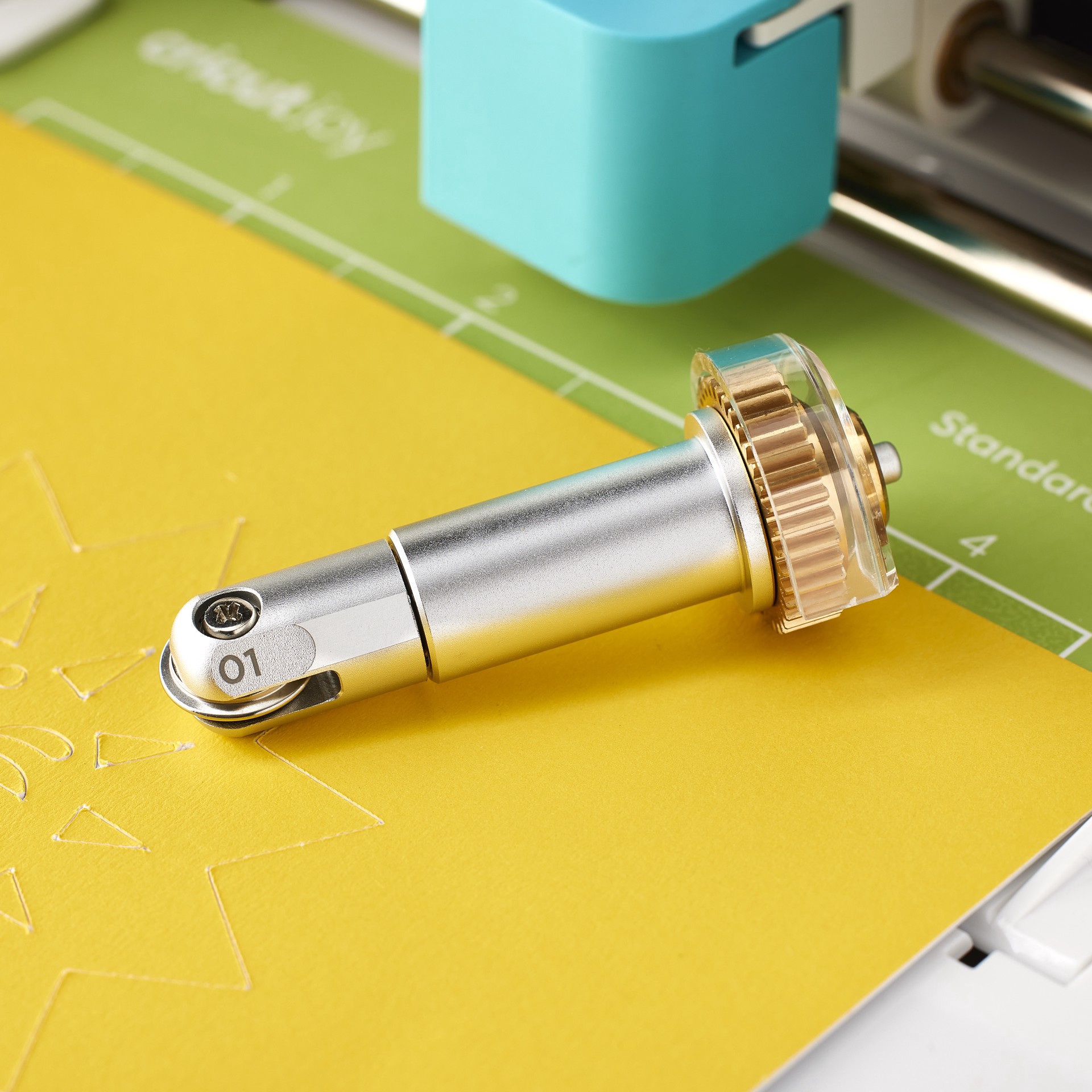 slide 3 of 3, Cricut Single Scoring Wheel Tip + Housing, 12 in x 12 in