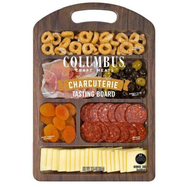 slide 1 of 1, Columbus Mediterranean Style Charcuterie Tasting Board, 12.5 oz