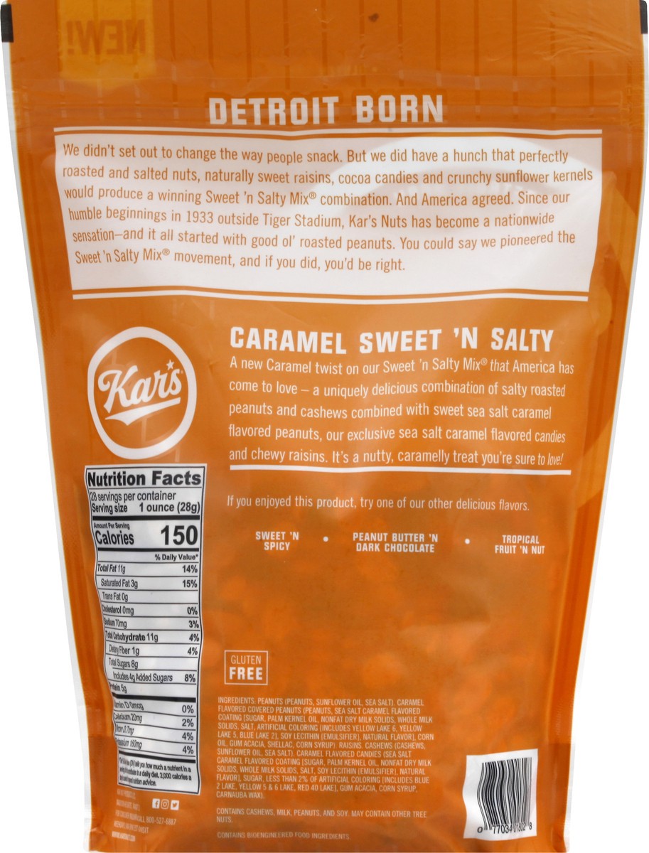 slide 12 of 13, Kar's Caramel Sweet'N Salty, 28 oz