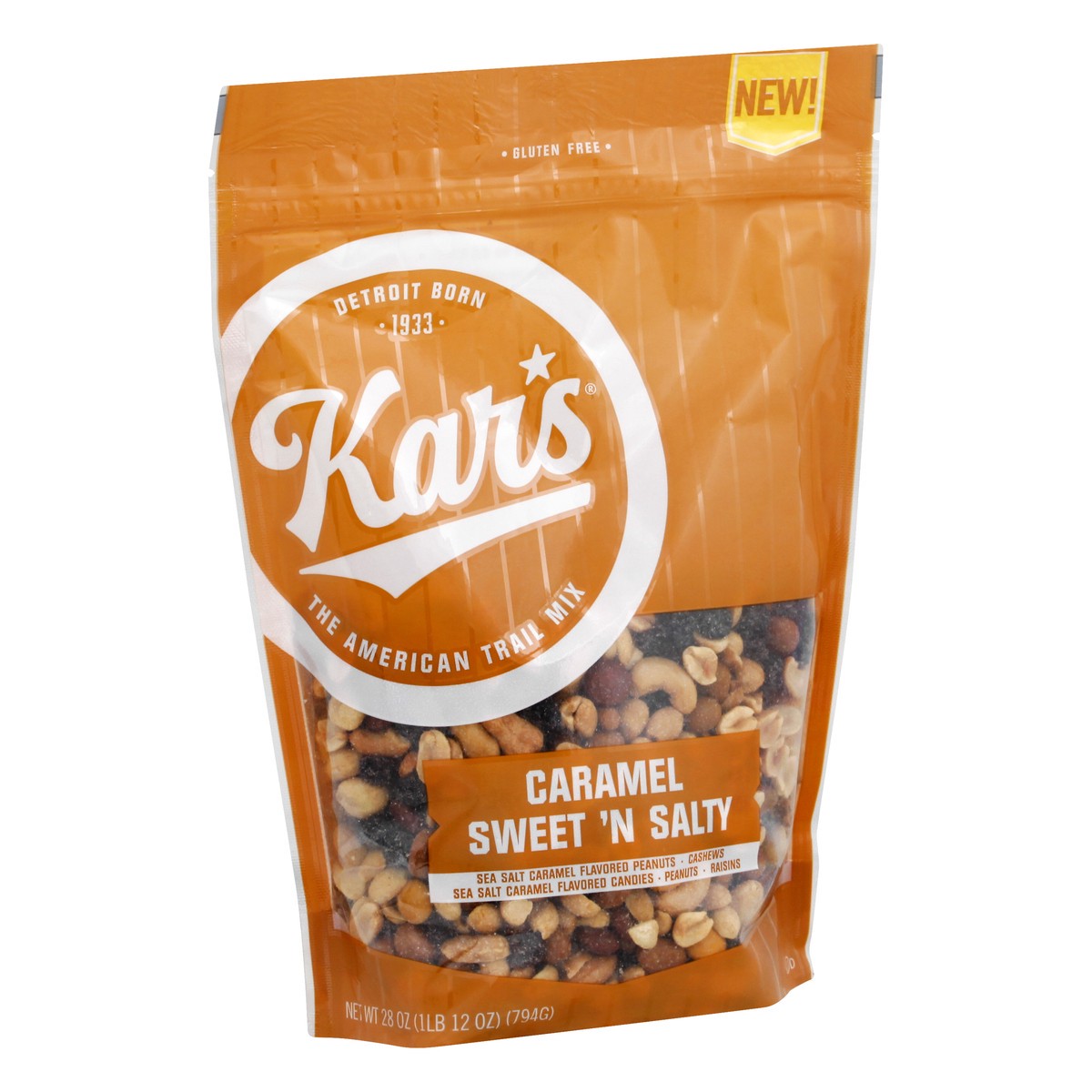 slide 10 of 13, Kar's Caramel Sweet'N Salty, 28 oz
