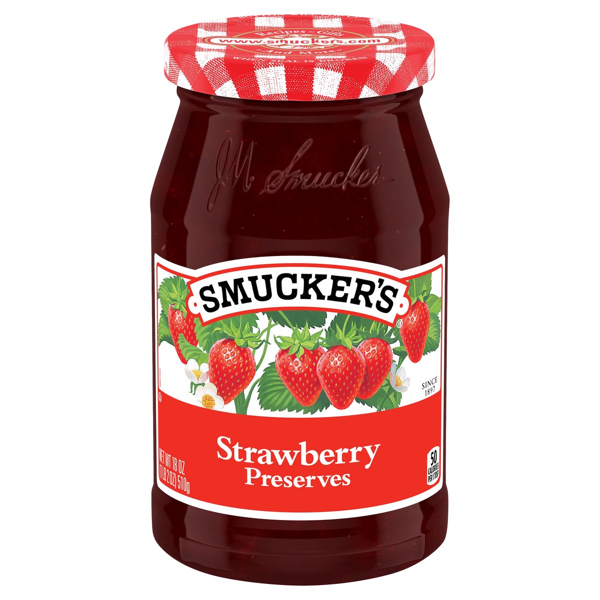 slide 1 of 13, Smucker's Preserves, Strawberry, 18 oz