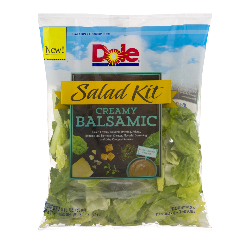 slide 1 of 1, Dole Premium Salad Kit Creamy Balsamic, 10.6 oz