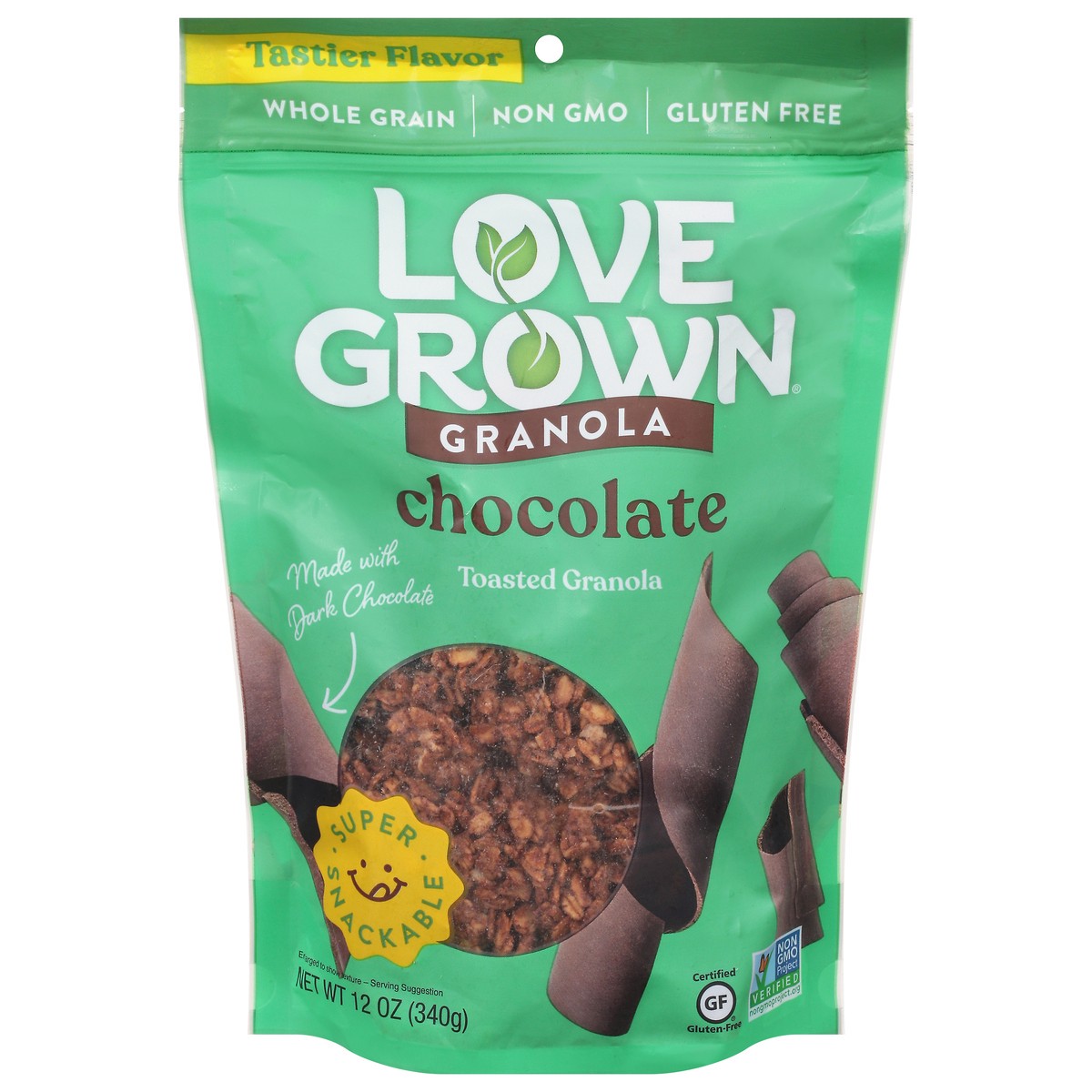 slide 1 of 9, Love Grown Chocolate Granola 12 oz, 12 oz