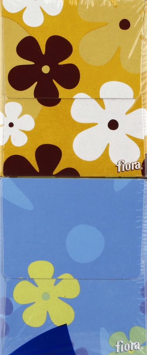 slide 3 of 5, Fiora Facial Tissue 4Pk, 86 ct