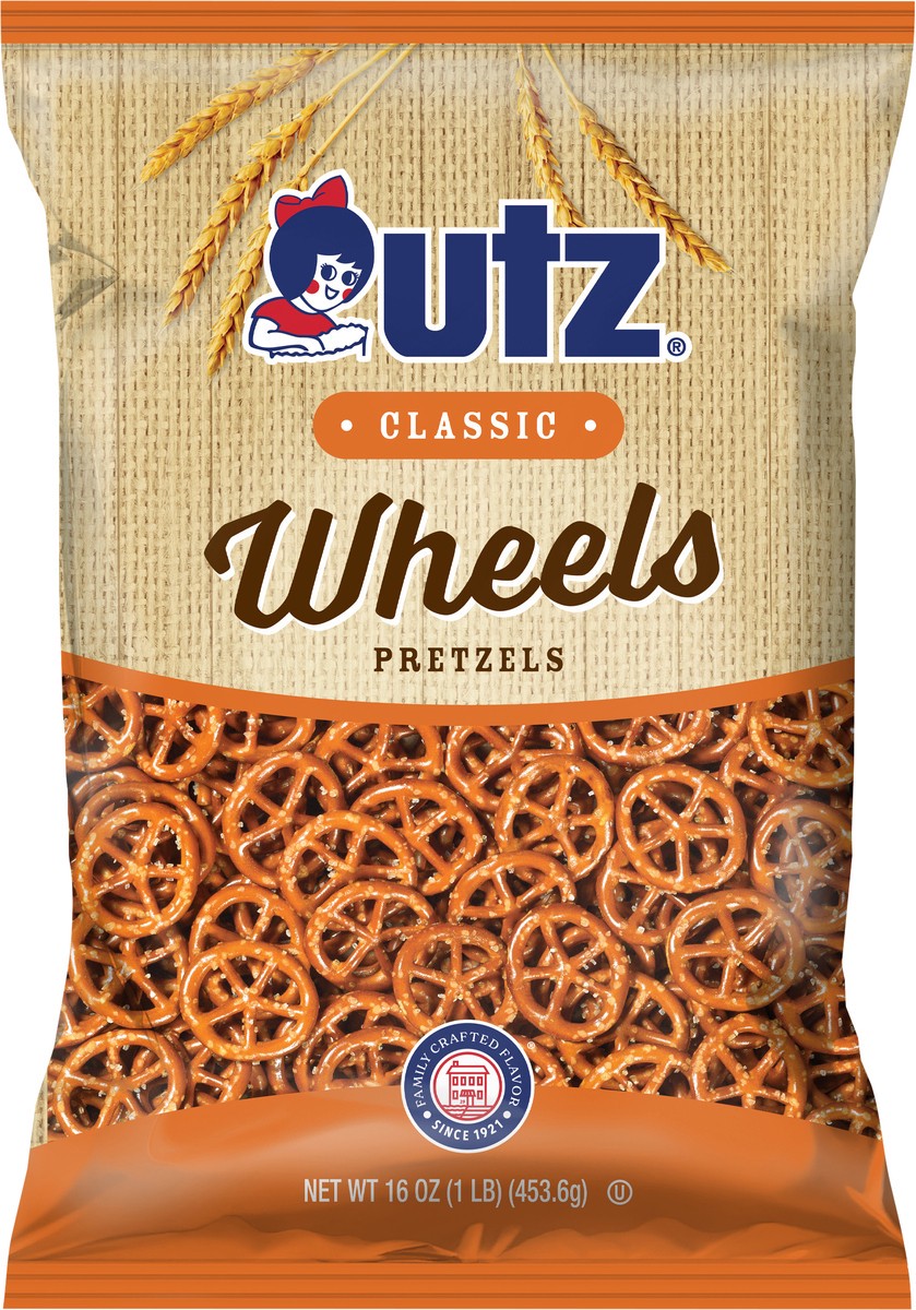 slide 3 of 7, Utz 16 oz Utz Classic Wheels Pretzels, 16 oz