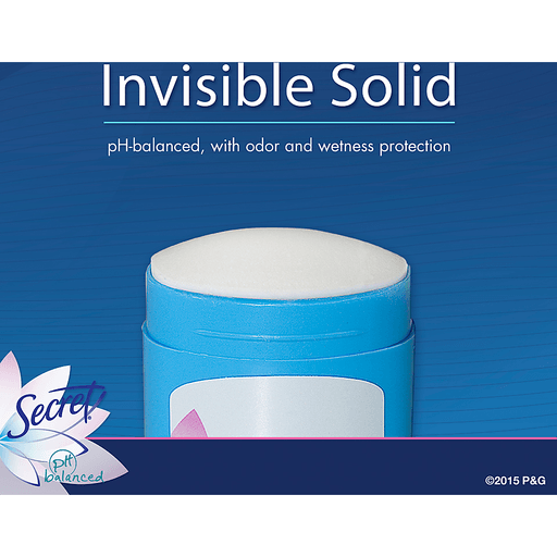 slide 11 of 12, Secret Wide Solid Antiperspirant and Deodorant, Powder Fresh, 1.7 oz, 1.7 oz