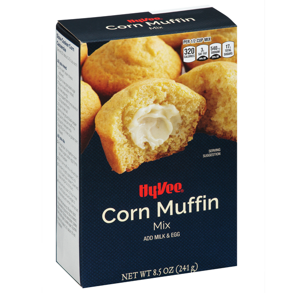 slide 1 of 1, Hy-vee Corn Muffin Mix, 8.5 oz