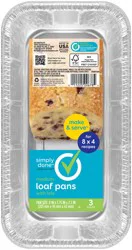Simply Done Loaf Pans with Lids Medium 3 ea