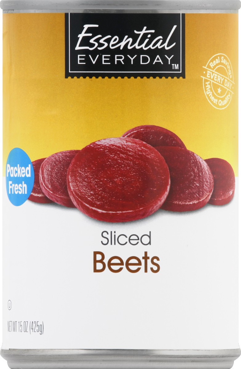 slide 2 of 2, Essential Everyday Sliced Beets, 15 oz