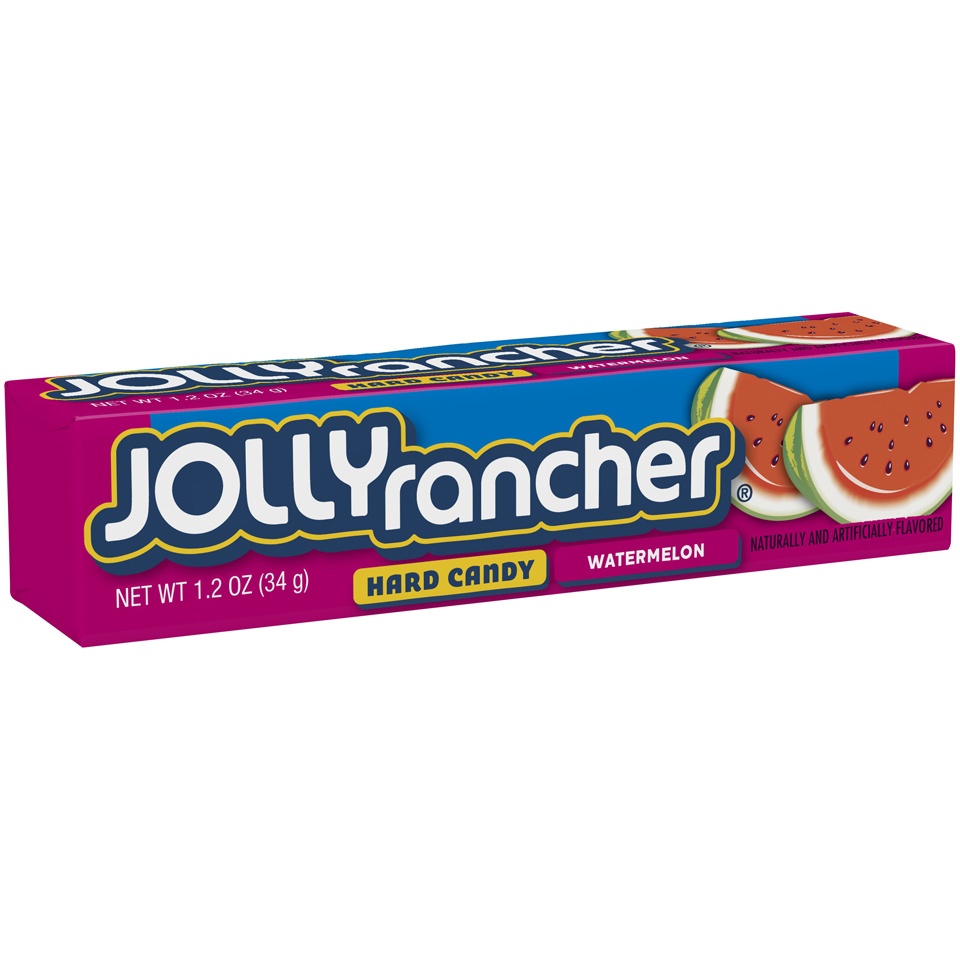 slide 1 of 5, Jolly Rancher Watermelon Hard Candies, 1.2 oz