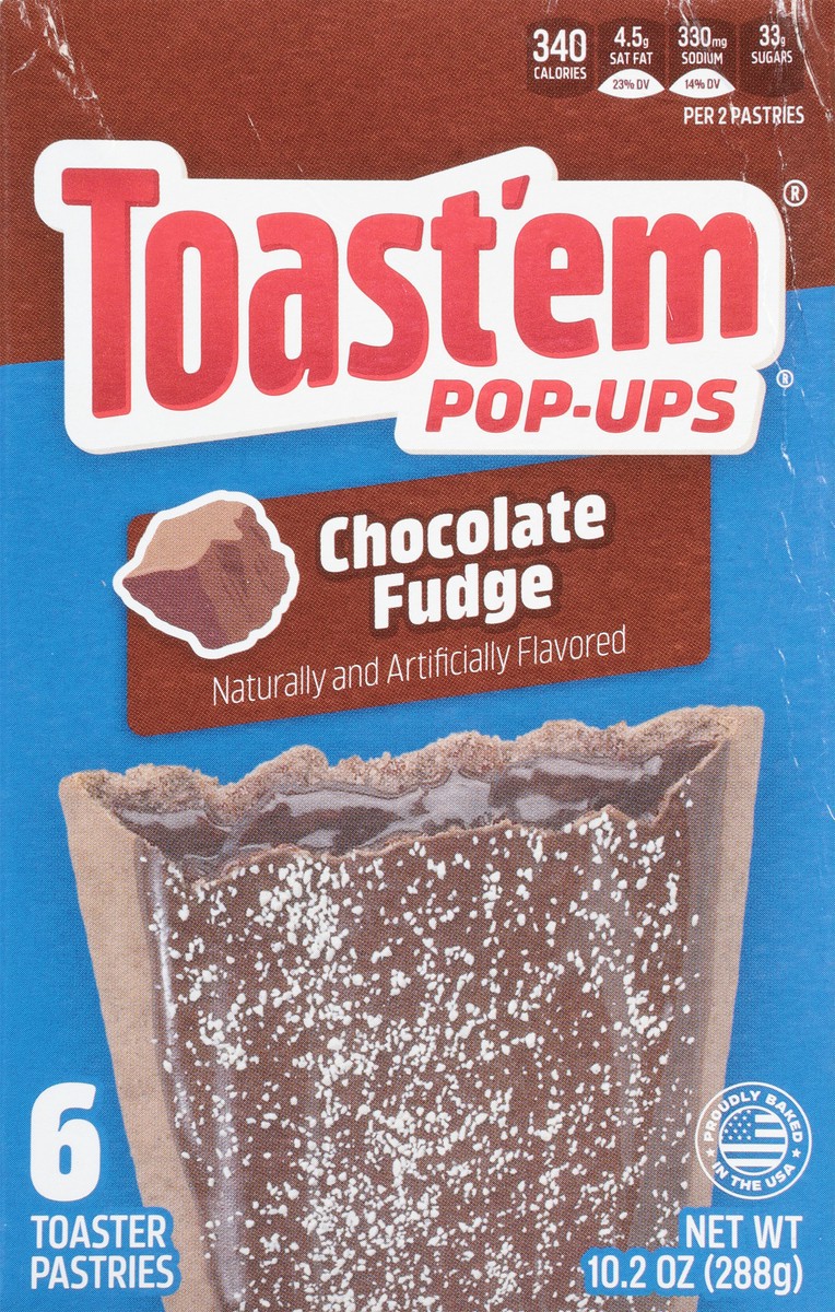 slide 4 of 13, Toast'em Pop-ups Chocolate Fudge Toaster Pastries 6 ea, 6 ct