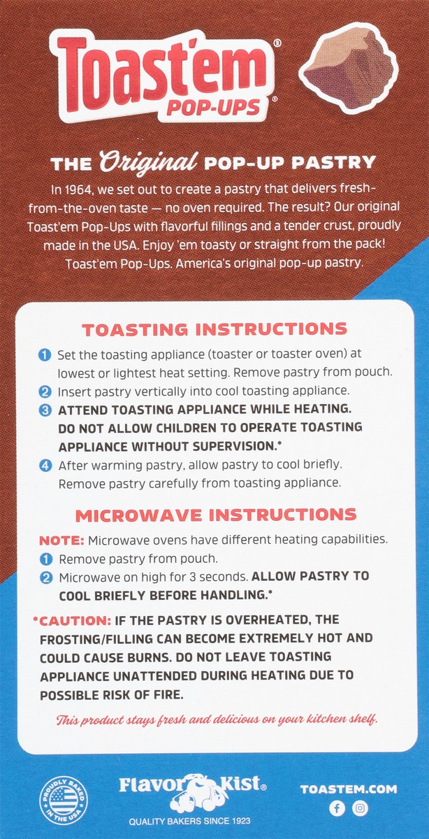 slide 2 of 13, Toast'em Pop-ups Chocolate Fudge Toaster Pastries 6 ea, 6 ct