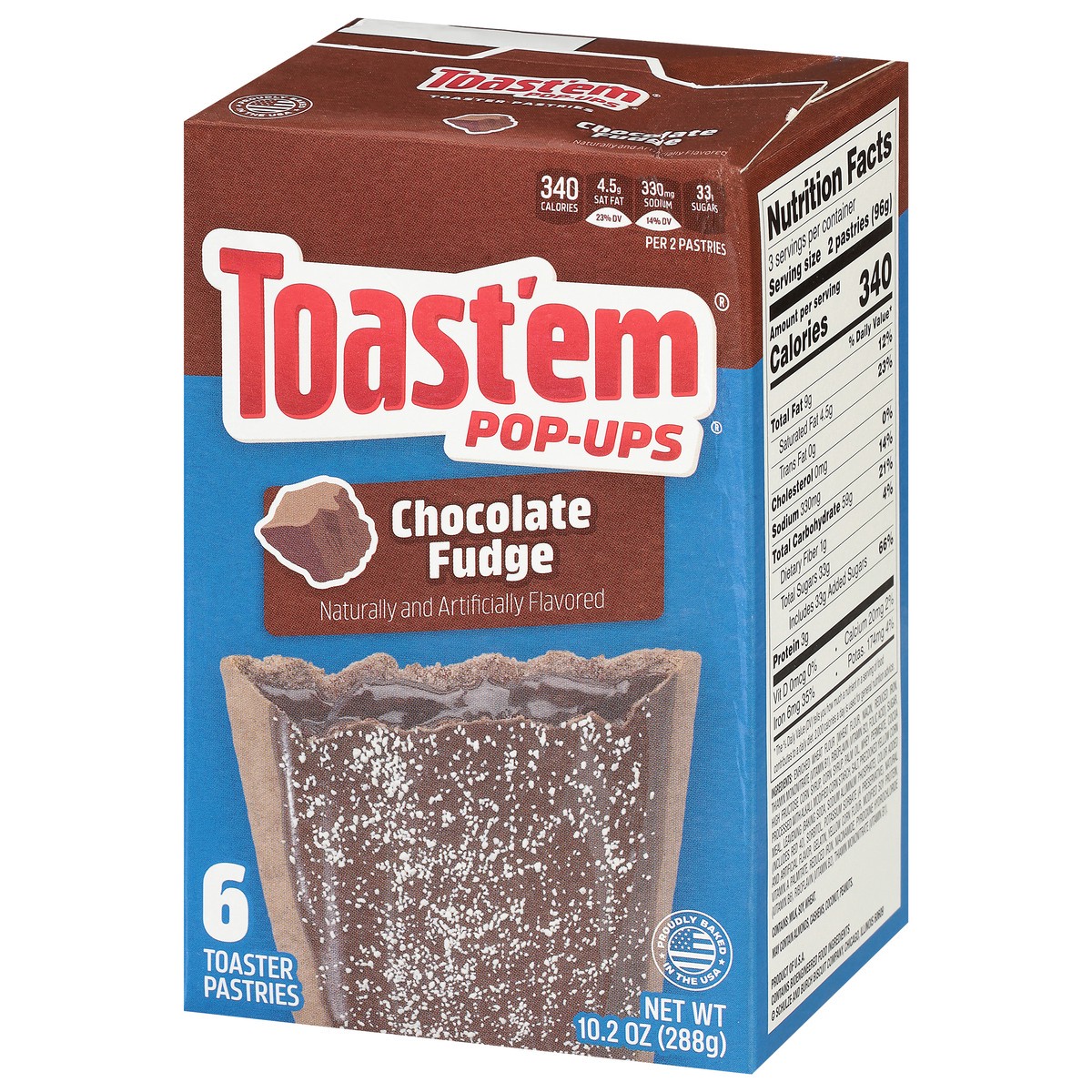 slide 5 of 13, Toast'em Pop-ups Chocolate Fudge Toaster Pastries 6 ea, 6 ct