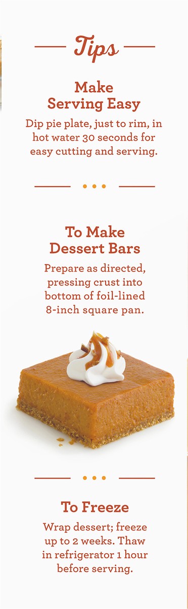 slide 10 of 13, Jell-O No Bake Pumpkin Style Pie Dessert Kit with Filling Mix & Crust Mix, 9.2 oz