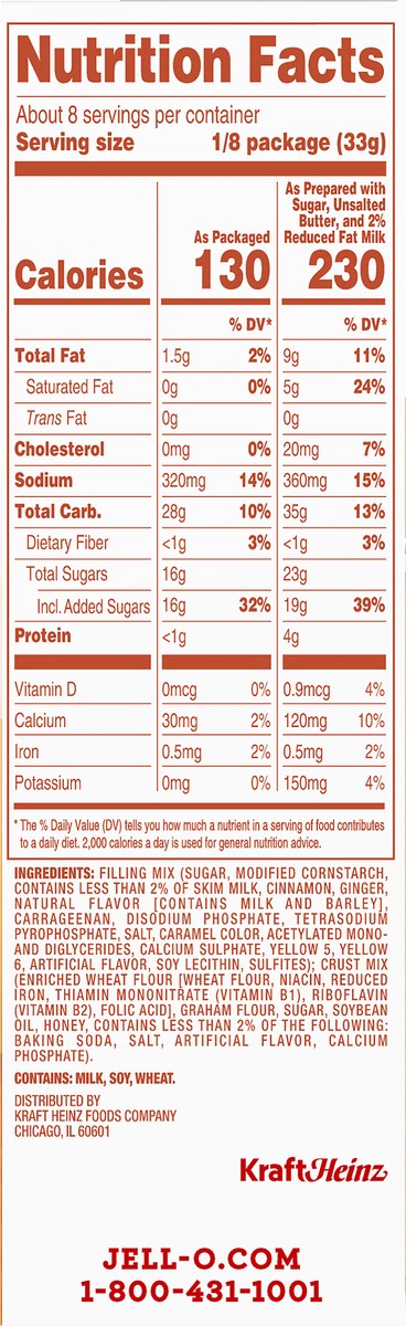 slide 7 of 13, Jell-O No Bake Pumpkin Style Pie Dessert Kit with Filling Mix & Crust Mix, 9.2 oz