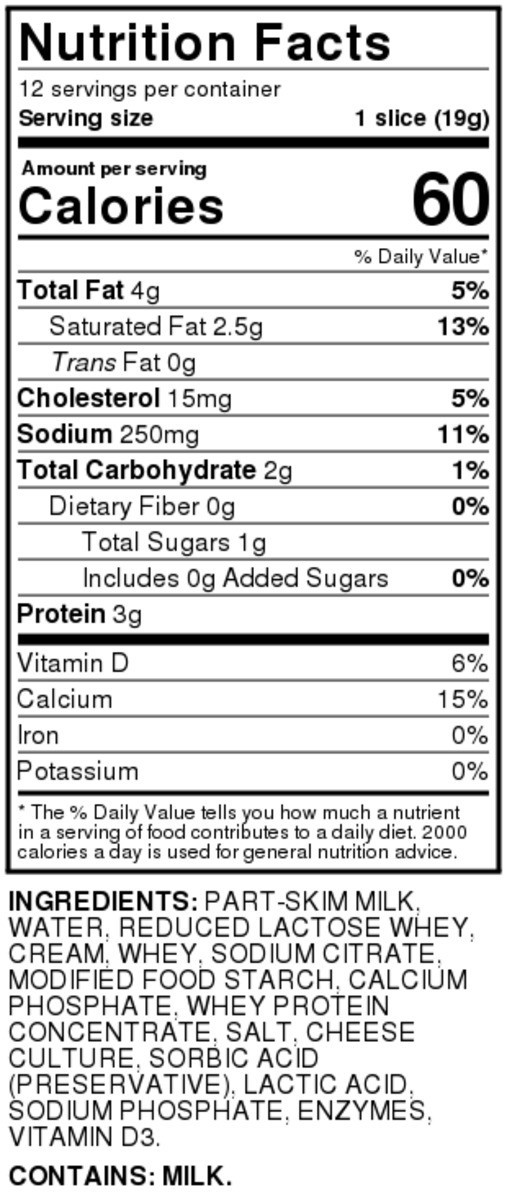 slide 4 of 9, Food Club Swiss Pasteurized Process Cheese Product Singles, 8 oz