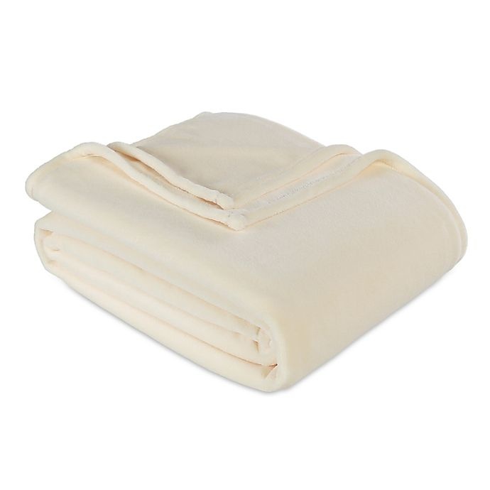 slide 1 of 3, Berkshire Blanket Serasoft Full/Queen Blanket - Cream, 1 ct