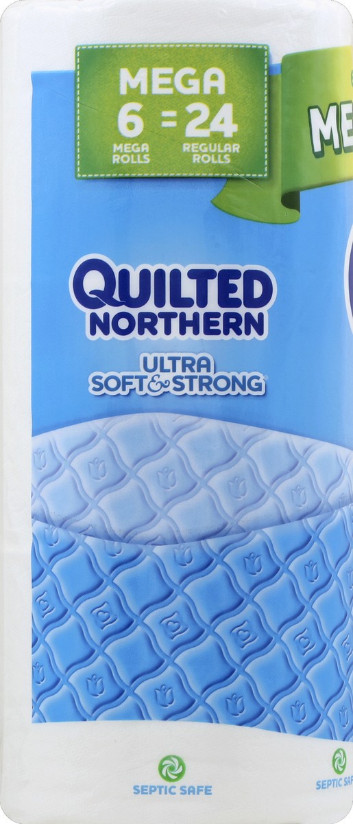 slide 3 of 4, Quilted Northern Ultra Soft & Strong With Cleanstretch Toilet Paper, 6 ct