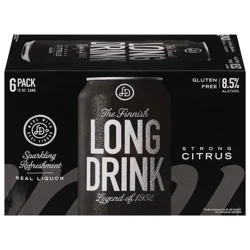 The Finnish Long Drink Long Drink Strong Citrus Gin 6 - 12 fl oz Cans