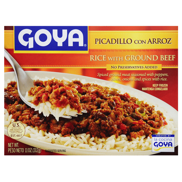 slide 1 of 1, Goya Picadillo Con Arroz, 11 oz