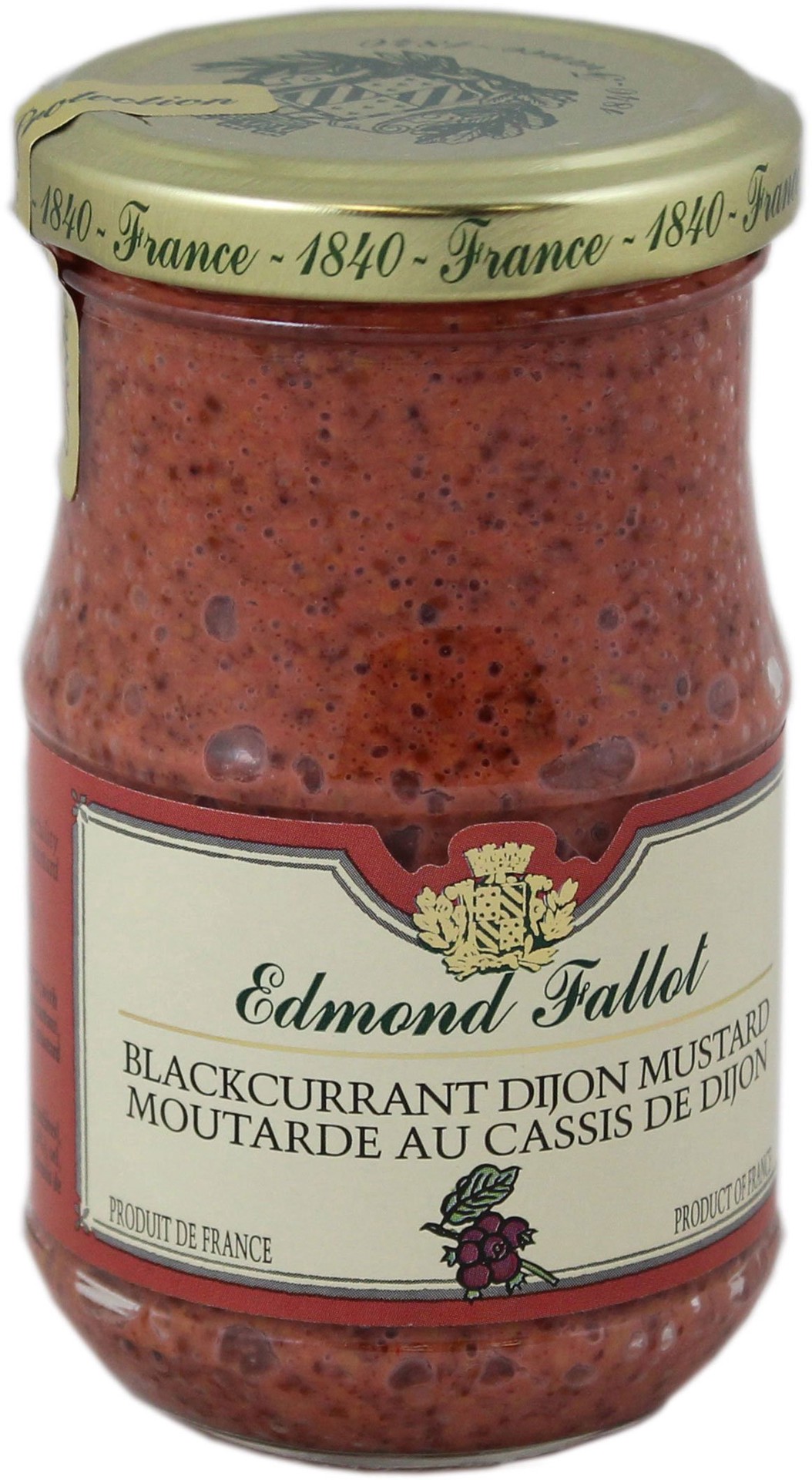 slide 1 of 1, Edmond Fallot Cassis De Dijon Mustard, 7.2 oz