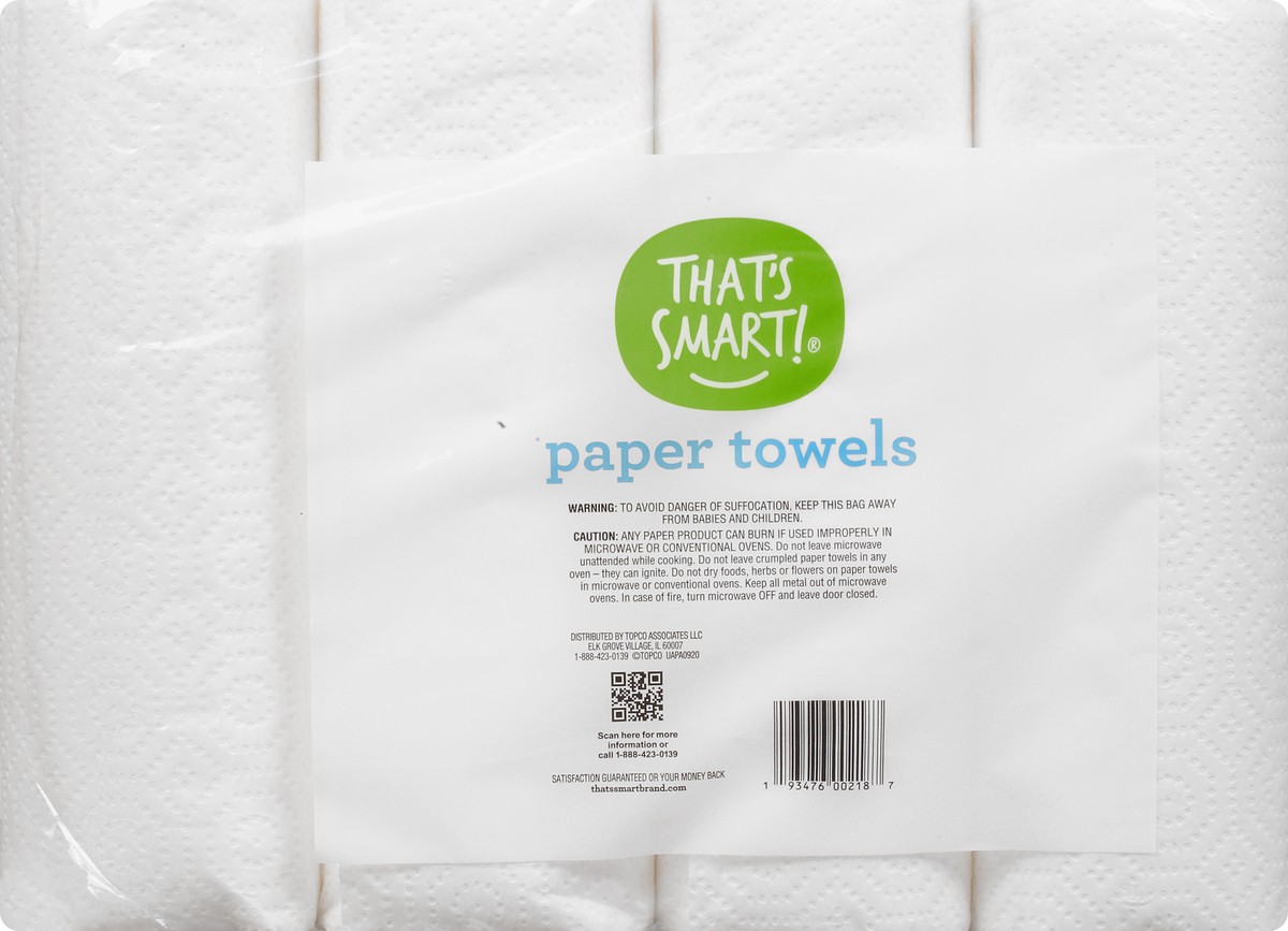 slide 5 of 9, That's Smart! 2-Ply Paper Towels 8 ea, 8 ct