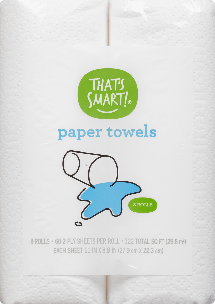 slide 7 of 9, That's Smart! 2-Ply Paper Towels 8 ea, 8 ct