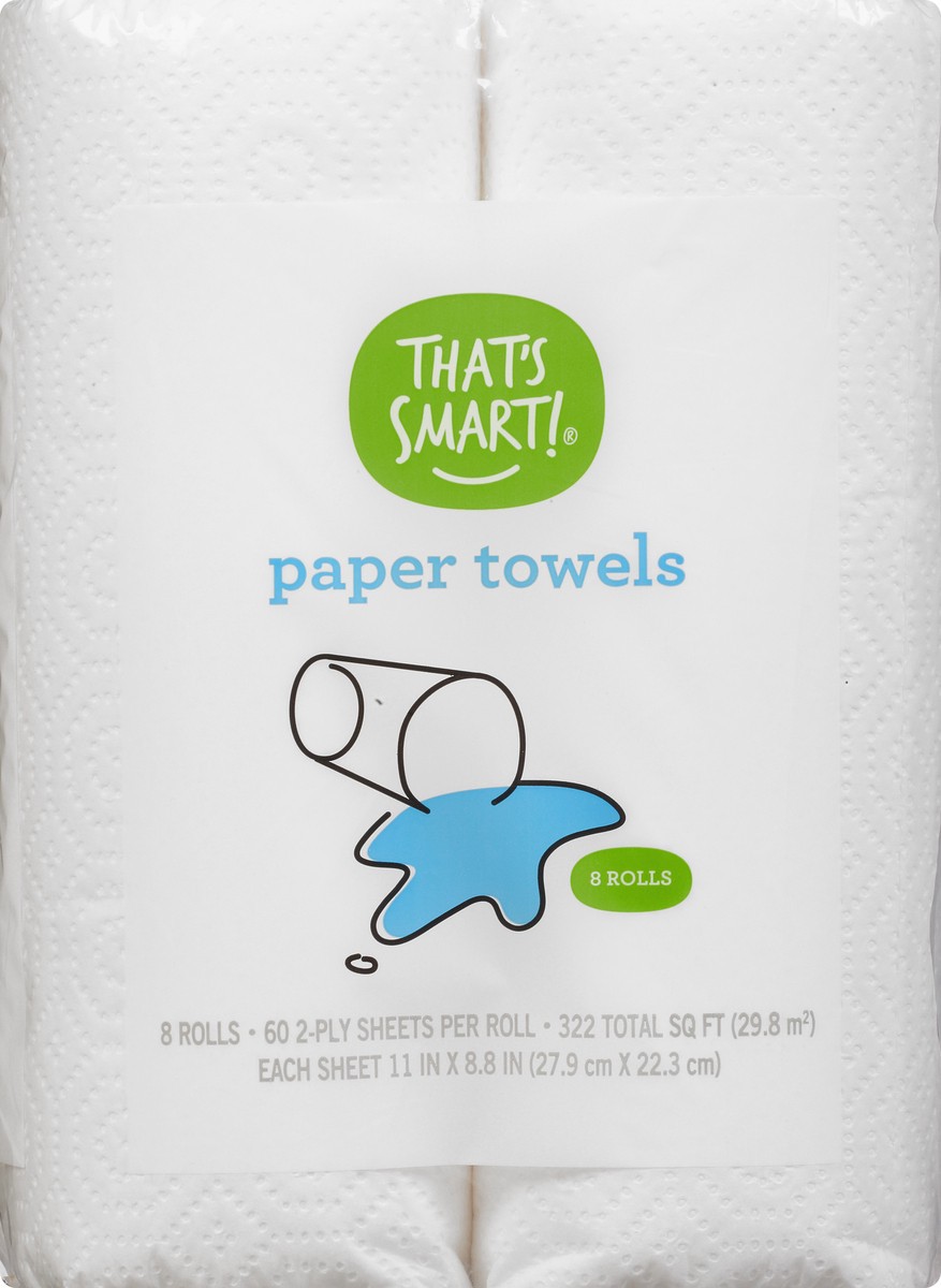 slide 8 of 9, That's Smart! 2-Ply Paper Towels 8 ea, 8 ct