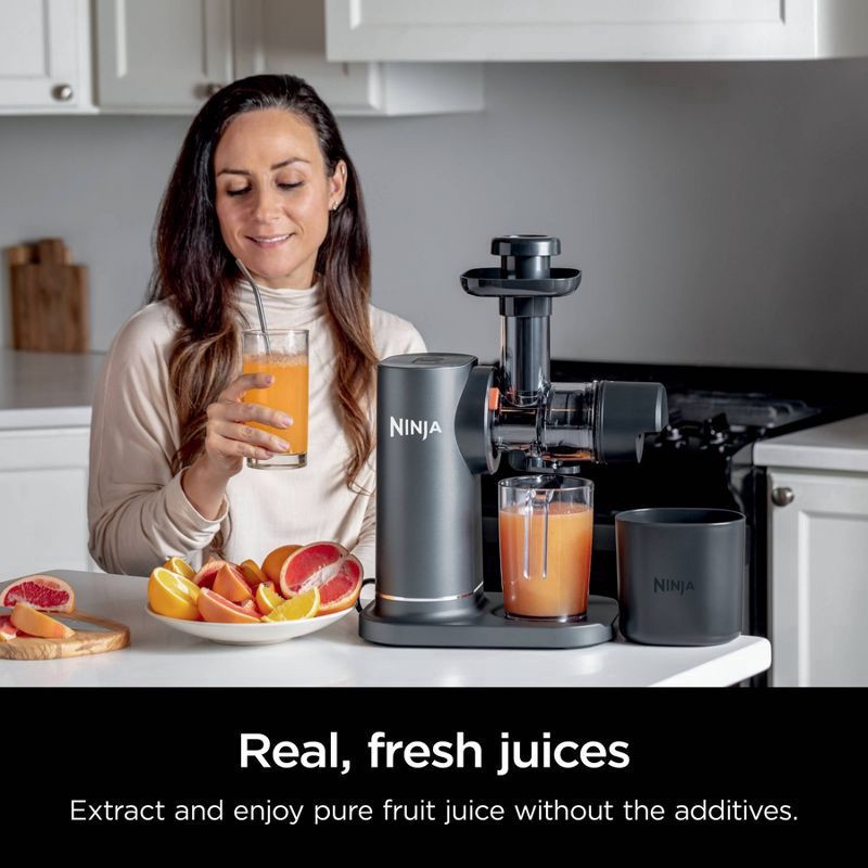 slide 6 of 11, Ninja NeverClog Cold Press Juicer Powerful Slow Juicer with Total Pulp Control Easy to Clean - JC151, 1 ct