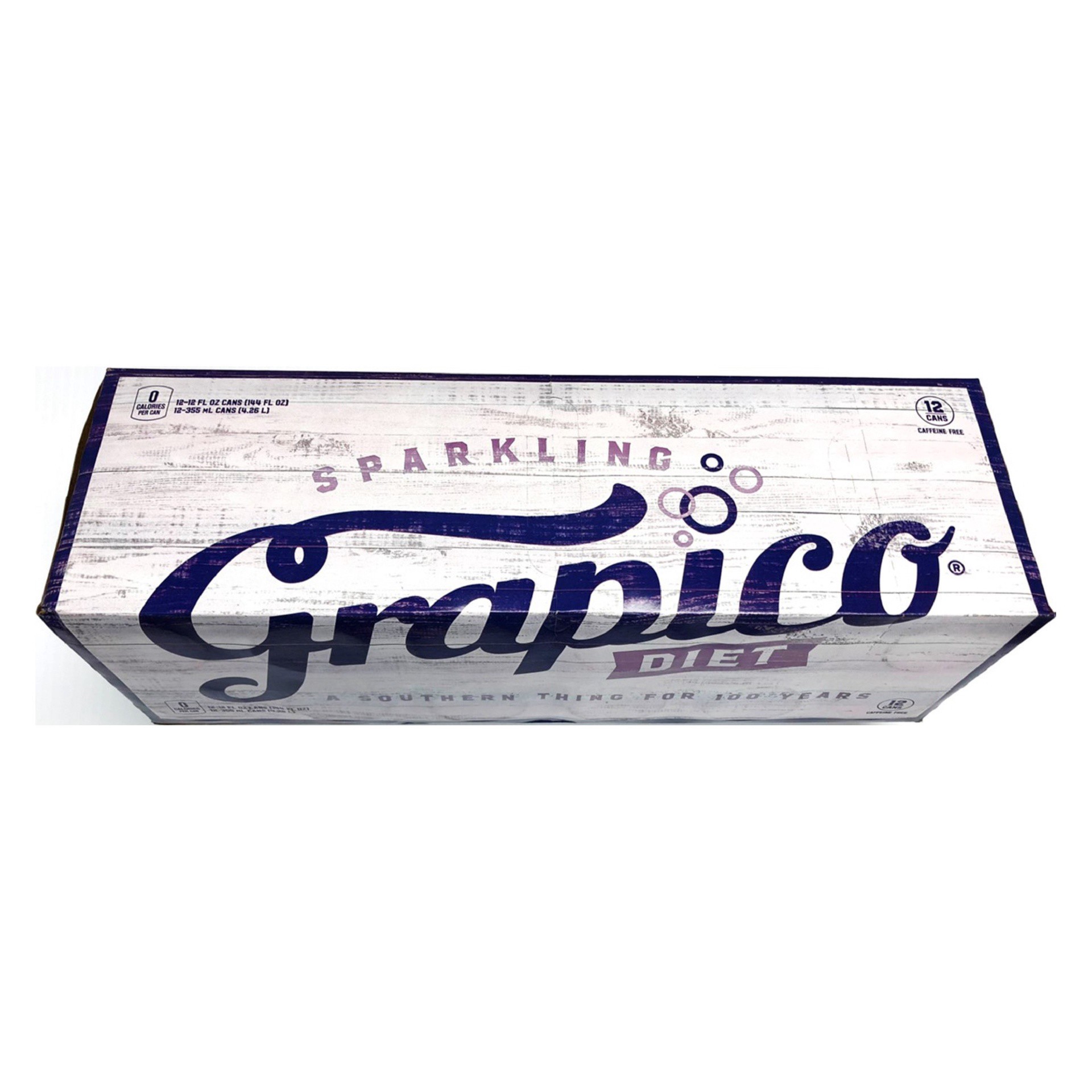 slide 1 of 1, Grapico Sparkling Diet Grape Soda - 12 ct; 12 fl oz, 12 ct; 12 fl oz