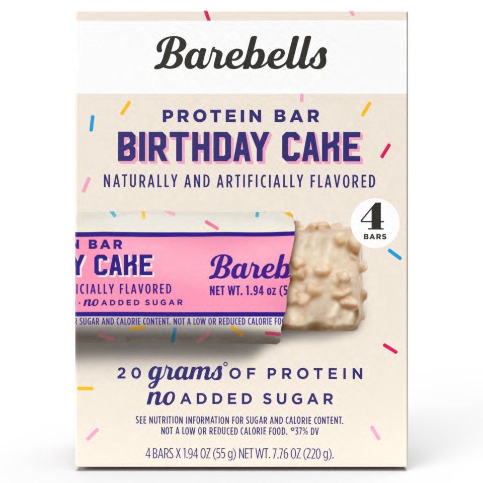 slide 1 of 1, Barebells Protein Bars - Birthday Cake - 4 ct, 4 ct