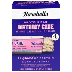 Barebells Birthday Cake Protein Bar 4 - 1.94 oz Bars