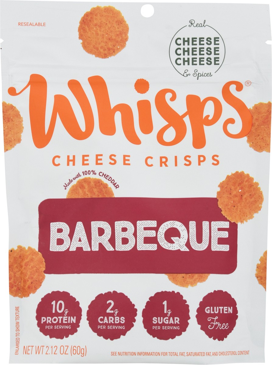 slide 6 of 9, Whisps® bacon BBQ cheese crisps, 2.12 oz