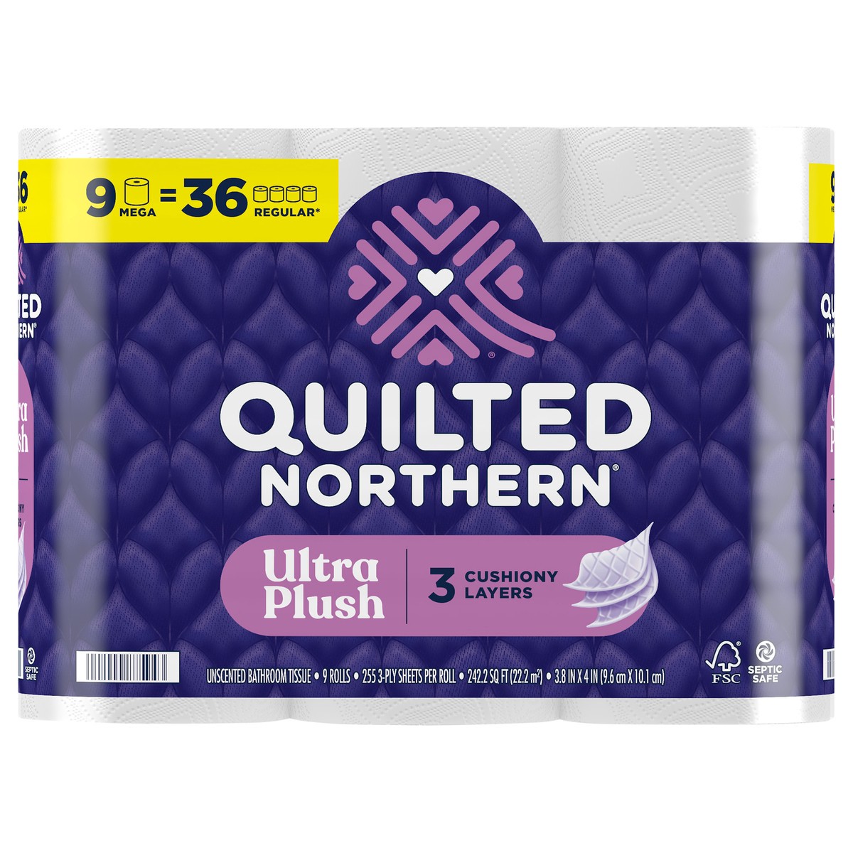 slide 1 of 5, Quilted Northern Ultra Plush Toilet Paper, 9 Mega Rolls, 9 ct