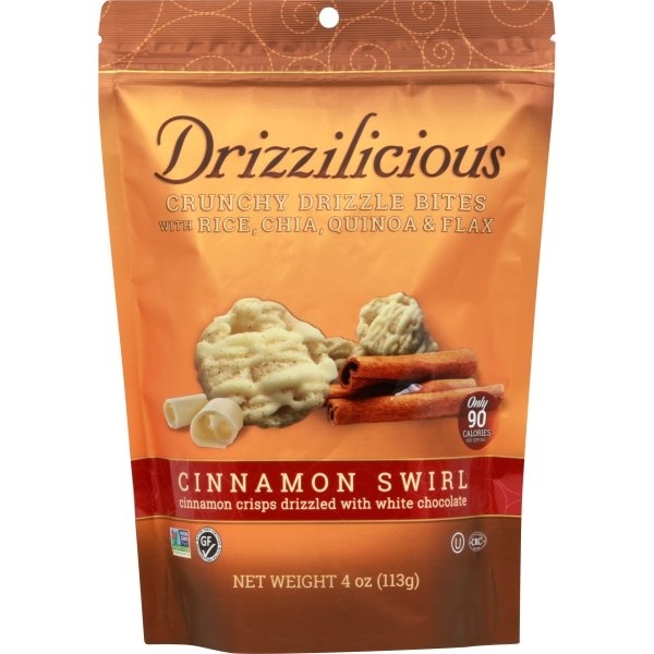 Drizzilicious Cinnamon Swirl Drizzled Mini Rice Cake Bites 4 oz Shipt