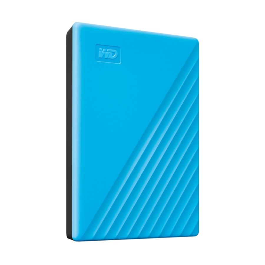 slide 3 of 4, Western Digital My Passport Portable External Hard Drive, 2Tb, Wdbyvg0020Bbl-Wesn, Blue, 1 ct